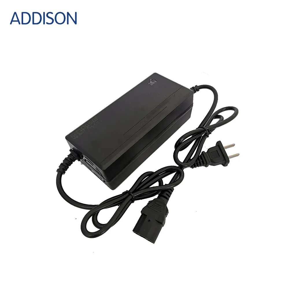 Addison 12V/24V/36V 4A 5A carregador acidificado ao chumbo inteligente com display LED para motocicleta veículo elétrico