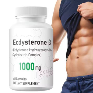 Capsules de Bêta-Ecdystérone 1000mg en gros pour marque privée, supplément oral anti-âge pour adultes, non destiné aux femmes enceintes - Product Image 3