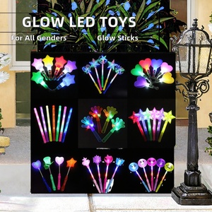 ผู้ผลิตขายส่งแท่งไฟ LED รูปหัวใจและดาวห้าแฉก พร้อมโลโก้สั่งทำ สำหรับงานแต่งงาน คอนเสิร์ต ปาร์ตี้ มีสินค้าในสต็อก - Product Image 2