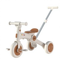 Nouveau tricycle multifonctionnel pour enfants, vélo, chariot, porteur et trotteur, poussette en métal, pour les 1-8 ans, vente en gros