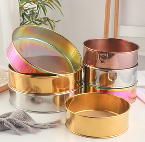 <span class=keywords><strong>Tamis</strong></span> à farine en acier inoxydable, <span class=keywords><strong>tamis</strong></span> à mailles fines pour la pâtisserie, pour faire des gâteaux et du pain - Product Image 1