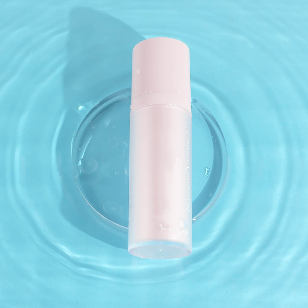 spray bottle pink frosted