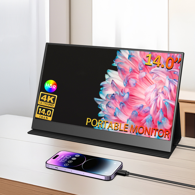 14.0inch Smart Touch Hd Screen Portable Monitor 1080p Computer Portable Monitor