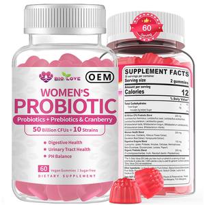 Fruity Probiotic Chewable Gummies Gentle Nourish Gut <strong>Microecology</strong> Promote Digestive Comfort No Artificial Additives - Product Image 5