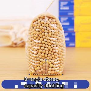 Sacs alimentaires film plastique sacs transparents de conservation des aliments dans des boîtes retirables sacs de rangement scellés pour fruits, légumes et fruits de mer - Product Image 3