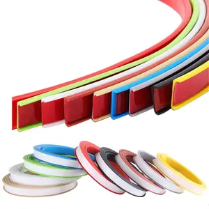 Self-adhesive PVC Edge Banding Strip Sealing Tape U Channel Edge Protector for Furniture Cabinet Desk