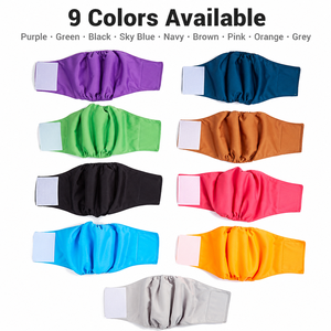 Pantaloni Igienici Lavabili e Riutilizzabili per Cani Maschi, Pannolino Anti-Intimidazione con Inserto Assorbente, Pantaloni di Sicurezza Impermeabili per Animali Domestici, Varie Taglie - Product Image 4