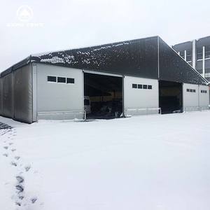 Tente d'atelier industrielle en aluminium <span class=keywords><strong>temporaire</strong></span>, Double revêtement Pvc, personnalisée, à entrepôt en plein air - Product Image 5