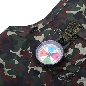 Children's Camouflage Adventure Vest Set With Hat Binoculars Knife <b>Map</b> For Outdoor Role Play Boys Explorer Costume - Product Image 4