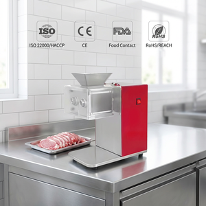 Rebanadora <span class=keywords><strong>de</strong></span> Carne Eléctrica Horizontal, Nueva, Diseño Japonés, con Grosor <span class=keywords><strong>de</strong></span> Corte Ajustable para Uso en Restaurantes - Product Image 1