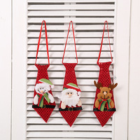 Weihnachtsdekorationen, Weihnachtsmann, Schneemann, Elch-Anhänger, kreative Krawattenornamente, festliches Geschenk für Erwachsene, Kinder, Zuhause, Party, Hängedekoration