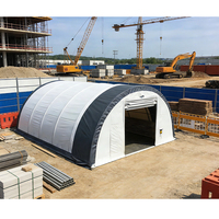 Bâtiments en tissu à double treillis résistants aux intempéries, abri de stockage en PVC, tentes de stockage, abri de jardin, tente de garage
