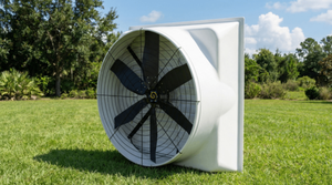 Ventilador de Presión Negativa de FRP de Alta Resistencia Bonawind de 55 Pulgadas con Resistencia a la Corrosión para Ventilación de Granjas Lecheras y Establos - Product Image 6