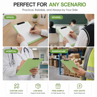 Porte-documents A4 personnalisé avec logo, en plastique PP durable, pour entreprises, écoles et fournitures médicales