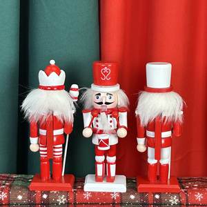 <span class=keywords><strong>Soldat</strong></span> <span class=keywords><strong>Casse</strong></span>-<span class=keywords><strong>Noisette</strong></span> Roi Blanc Rouge 15cm <span class=keywords><strong>Casse</strong></span>-<span class=keywords><strong>Noisette</strong></span> en Bois pour Décoration de Noël - Product Image 3