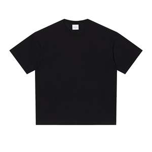 T-shirt personnalisable 300g en coton épais 100% pour <span class=keywords><strong>homme</strong></span>, manches courtes, coupe décontractée, col rond, tendance été - Product Image 5