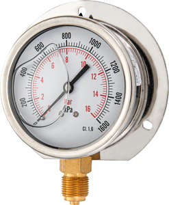 مقياس ضغط 63-بوصة مع شفة خلفية مركبة - Product Image 2