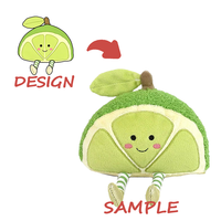 Peluches personnalisées super douces en polyester et coton PP, fabrication OEM