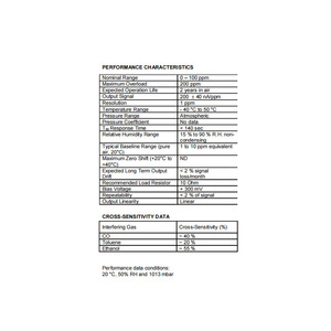 Sensor de Gas ETO Membrapor ETOC-100, 17 mm, PCD, Tamaño Compacto, Detección de Seguridad - Product Image 2