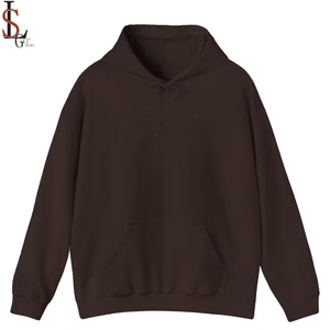 เสื้อฮู้ดปักลายตามสั่ง ยูนิเซ็กซ์ คุณภาพสูง ไม่หดตัว ผ้าฝ้าย 100% แบบสวมหัว โลโก้ปักนูน 3 มิติ - Product Image 3