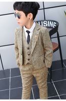 Costume de Mariage pour Garçons d'Honneur, Veste de Blazer Formelle Enfant, Robe d'Anniversaire Élégante, Tenue de Spectacle Scolaire, Violon ou Danse