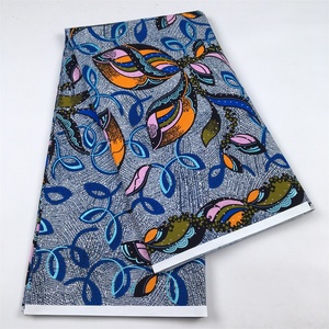 Nouveau <span class=keywords><strong>Tissu</strong></span> <span class=keywords><strong>Wax</strong></span> Ankara Authentique Garanti 100% Original avec Pierres Grandes pour Robe, <span class=keywords><strong>Tissu</strong></span> <span class=keywords><strong>Africain</strong></span> en Coton, 6 Yards - Product Image 4