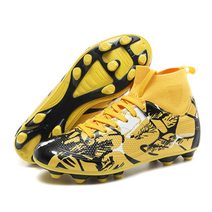 Chaussures <span class=keywords><strong>de</strong></span> football montantes d'intérieur (tailles <span class=keywords><strong>32</strong></span>-46) pour les jeunes, utilisation hivernale, tige en maille confortable pour les élèves du primaire et du secondaire - Product Image 4