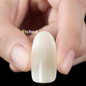 120 faux ongles blancs français à couverture complète en ABS, longs, avec colle, vente directe usine, kit de manucure à presser - Product Image 4