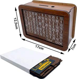 Salvadanaio a forma di salvadanaio a forma di <span class=keywords><strong>casa</strong></span> personalizzato rimovibile in legno salvadanaio salvadanaio salvadanaio salvadanaio per la prima moneta - Product Image 1