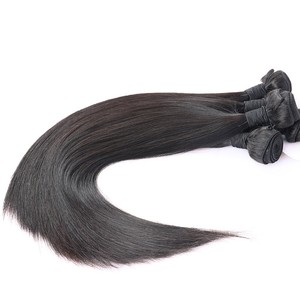 ผมต่อแบบเส้นตรง 7A เกรดแอฟริกัน น้ำหนัก 50 กรัม แบบ Double Drawn Remy Virgin  จัดเรียงเกล็ดผม ขายส่ง - Product Image 4