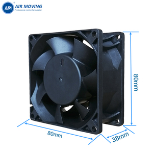 <span class=keywords><strong>Ventilateur</strong></span> <span class=keywords><strong>de</strong></span> refroidissement AM8038HEC 8038 EC 80x80x38mm 110-240V double tension universelle 3 pouces 8cm 80mm ventilateurs <span class=keywords><strong>de</strong></span> ventilation double roulement à billes - Product Image 4