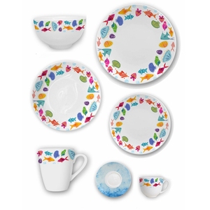 Set di <span class=keywords><strong>piatti</strong></span> in <span class=keywords><strong>ceramica</strong></span> a tema oceano 16 pezzi <span class=keywords><strong>servizio</strong></span> de table Set di <span class=keywords><strong>piatti</strong></span> in porcellana <span class=keywords><strong>ceramica</strong></span> set di <span class=keywords><strong>piatti</strong></span> per la cena - Product Image 1