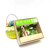 Comptoir de magasin de détail personnalisé kit de présentation des huiles essentielles de parfum cosmétiques boîte d'emballage en papier rigide plastification mate recyclée