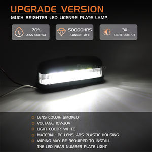 ไฟ LED ป้าย<span class=keywords><strong>ทะเบียน</strong></span>รถสำหรับ Land Rover Series2 3รุ่น Defender 90/110/130XFC100550 - Product Image 3