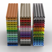 BEBRICKS Série de pièces de construction 3029 Plaque 4x12 Blocs de construction Jouet Pièce de base MOC Ensemble de plaques pour garçons et filles Créer