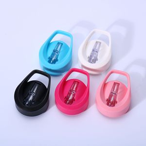 Bouteille d'<span class=keywords><strong>eau</strong></span> transparente élégante et portable avec paille intégrée, anti-fuite, en PC, grande capacité, idéale pour l'entraînement et les trajets quotidiens - Product Image 2