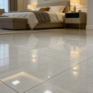 Baldosa de Porcelana Estilo Crema 800x800mm Blanco Puro Brillante Resistente a las Manchas Antideslizante Moderna Minimalista <span class=keywords><strong>para</strong></span> <span class=keywords><strong>Baño</strong></span> con 5 Años de Garantía - Product Image 3