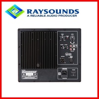 Subwoofer Amplificado de 300 Watts RMS para Cine en Casa, de Madera, Marca Guangzhou, Clase AB, 12 Pulgadas