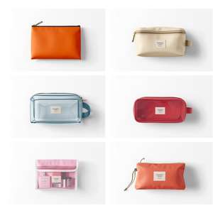 Tas Kosmetik Kanvas Logo Kustom dengan Ritsleting, Kantong Kuas, Tahan Air, Pouch Perjalanan, Gaya Fashion, Merk TQ, Model TQ-13 - Product Image 3