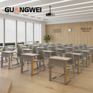 Meubles de classe universitaires durables et écologiques GUANGWEI, bureau et chaise d'étude pour <span class=keywords><strong>étudiant</strong></span>s, <span class=keywords><strong>prix</strong></span> d'usine - Product Image 6