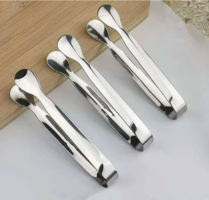 DF1010 11cm Pince à glace et à sucre en acier inoxydable, antidérapante, vente en gros - Product Image 4