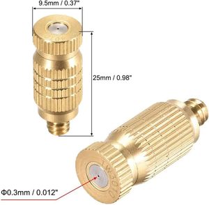 Buse de brumisation en laiton de haute qualité, haute pression, anti-goutte, pour système de refroidissement extérieur et aménagement paysager 10/24 UNC - Product Image 3
