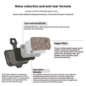 Plaquette de Frein Semi-Métallique TOOPRE pour VTT, Vélos d'Enfant, <span class=keywords><strong>BMX</strong></span>, Vélos de Route Électriques pour Tous Types de Vélos - Product Image 4