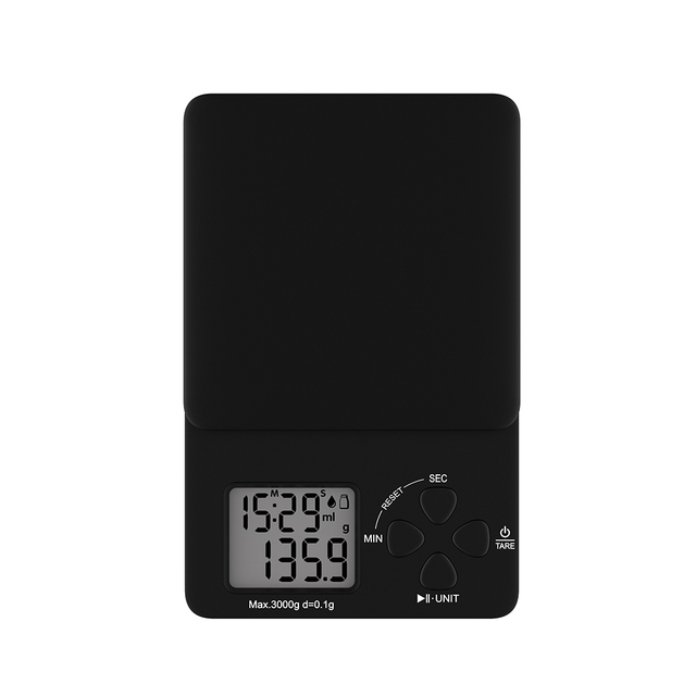 Multi-function Big Display Electronic Portable Weighing Scale Home Coffee Weight Food Digital Kitchen Scale with Timer Function