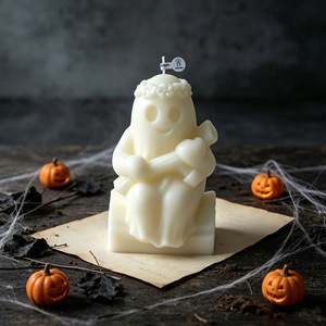 เทียนรูปผีและโนมส์น่ารัก เทียนอโรมาเธอราพี ของตกแต่งงานปาร์ตี้ฮาโลวีน - Product Image 3