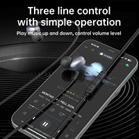 Écouteurs filaires Aspor A250 10 mm de type C dynamique avec micro, écouteurs stéréo intra-auriculaires, accessoires de téléphone, brancher et jouer