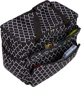 Funda para máquina de coser de tamaño perfecto con bolsillos de almacenamiento, funda protectora con cuerda lateral, bolsa para máquina de coser, muestra gratuita - Product Image 1