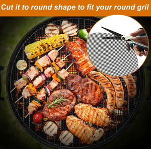 Grille Grill Mat Acier inoxydable antiadhésif pour viande Légumes Cuisson Cuisson Griller et Cuisson Emballage de commande par correspondance - Product Image 4