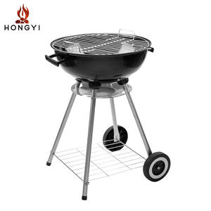 เตาบาร์บีคิวถ่านทรงกลม Hongyi แบบพกพา พร้อมล้อ สำหรับปิกนิกและงานสังสรรค์ ใช้ได้มากกว่า 5 คน - Product Image 3