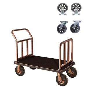 Chariot de service personnalisé pour le ménage des chambres, chariot à bagages d'hôtel - Product Image 4